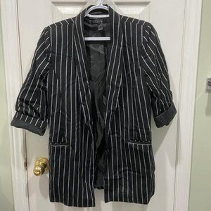 Black Pinstripe Jacket